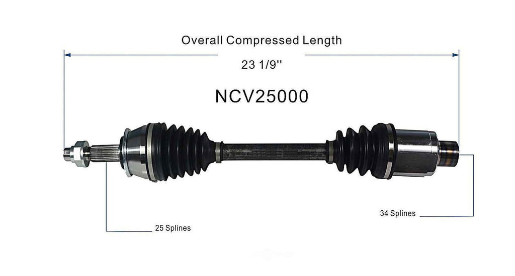 Right New CV Complete Assy   GSP North America   NCV25000