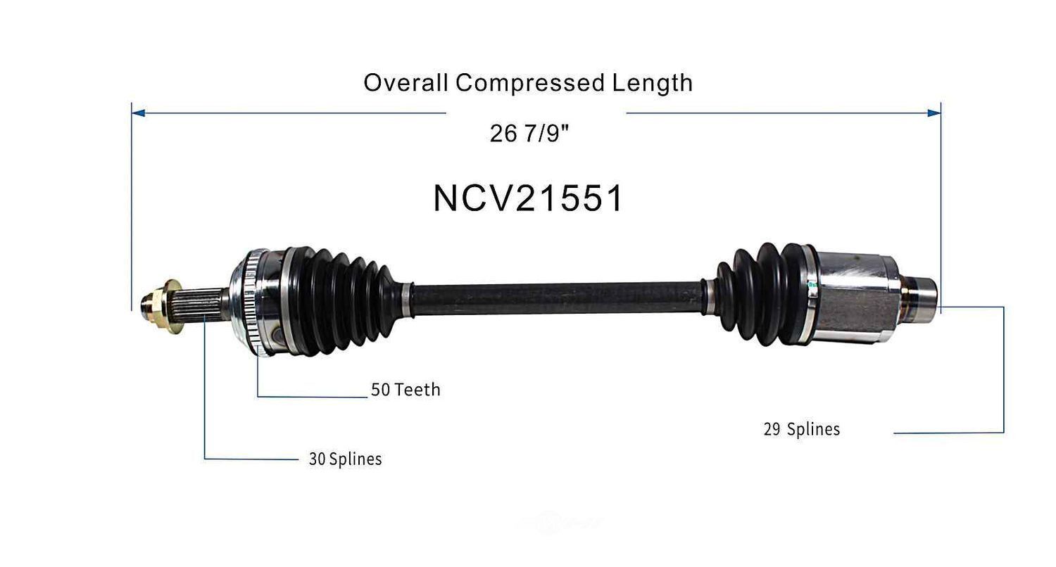 Right New CV Complete Assy   GSP North America   NCV21551