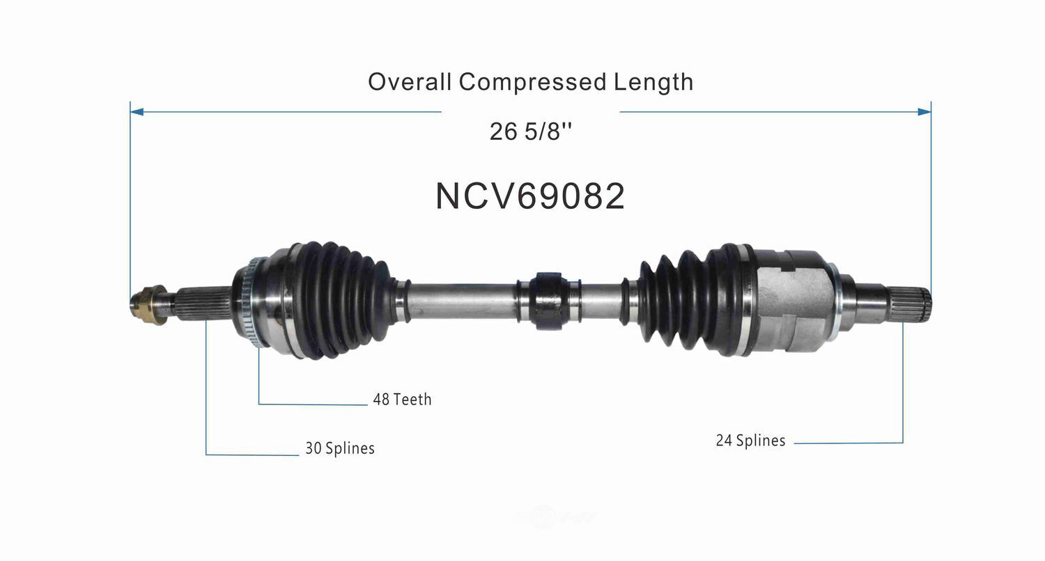 Left New CV Complete Assy   GSP North America   NCV69082