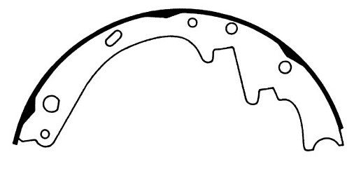 Brake Shoe Set  Centric Parts  111.02640