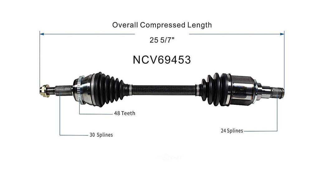 Left New CV Complete Assy   GSP North America   NCV69453