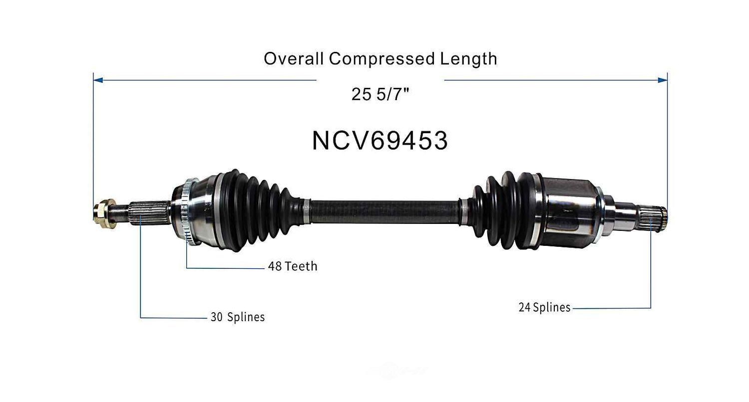 Left New CV Complete Assy   GSP North America   NCV69453