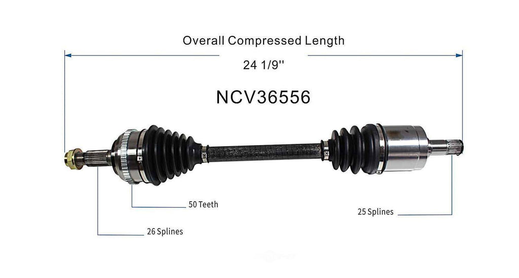 Right New CV Complete Assy   GSP North America   NCV36556