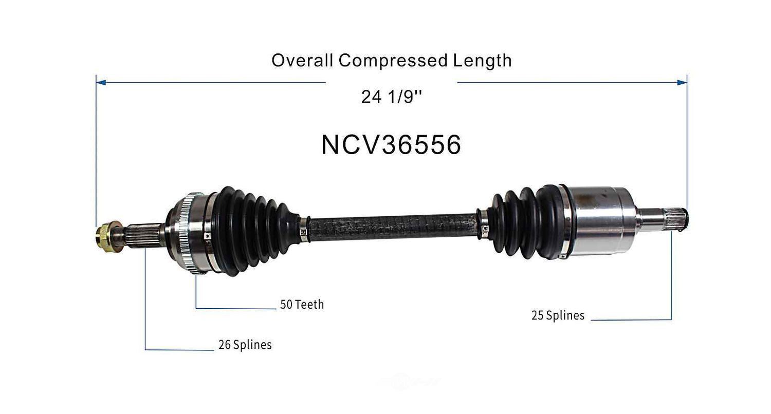 Right New CV Complete Assy   GSP North America   NCV36556
