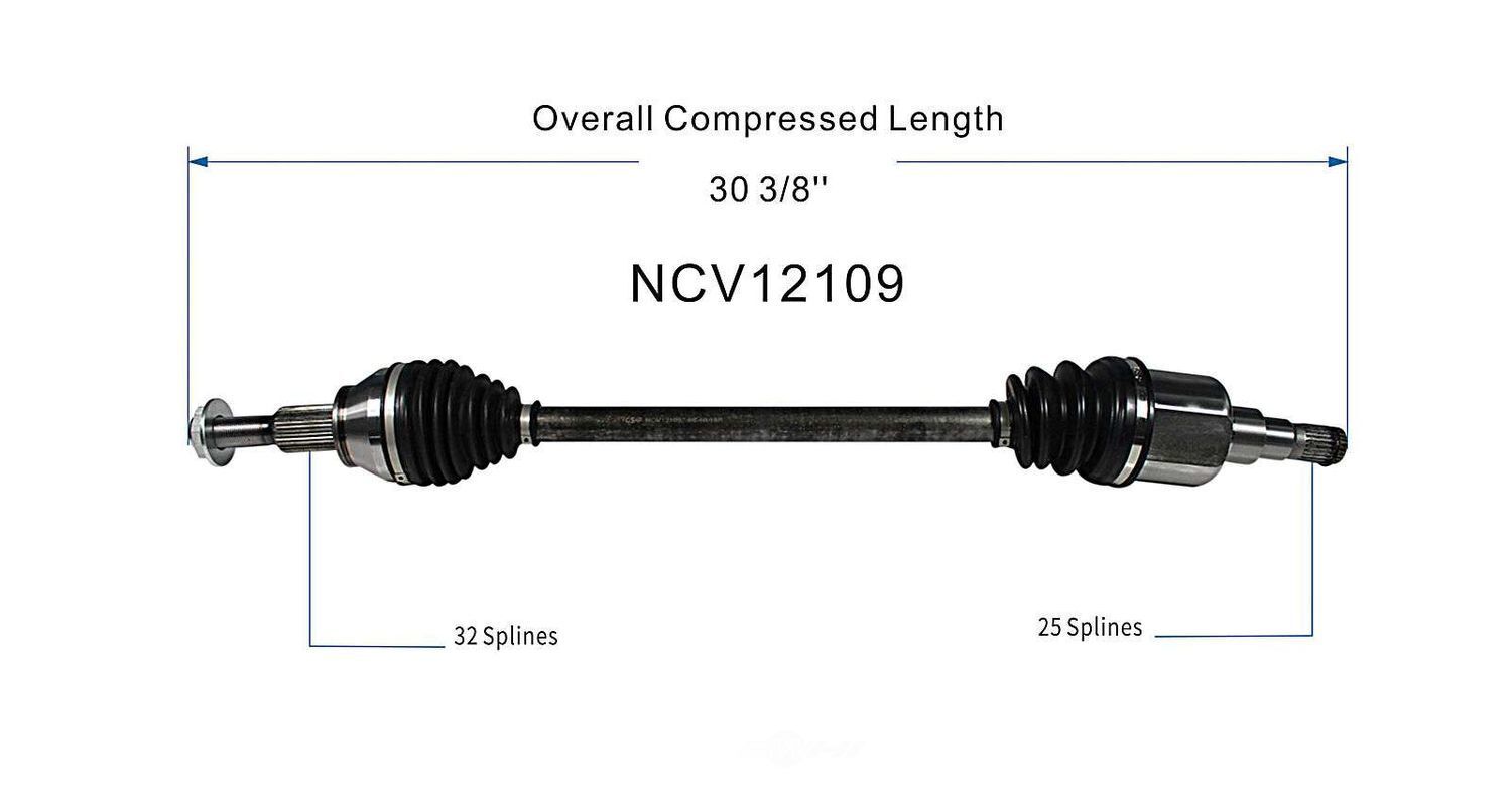Left New CV Complete Assy   GSP North America   NCV12109