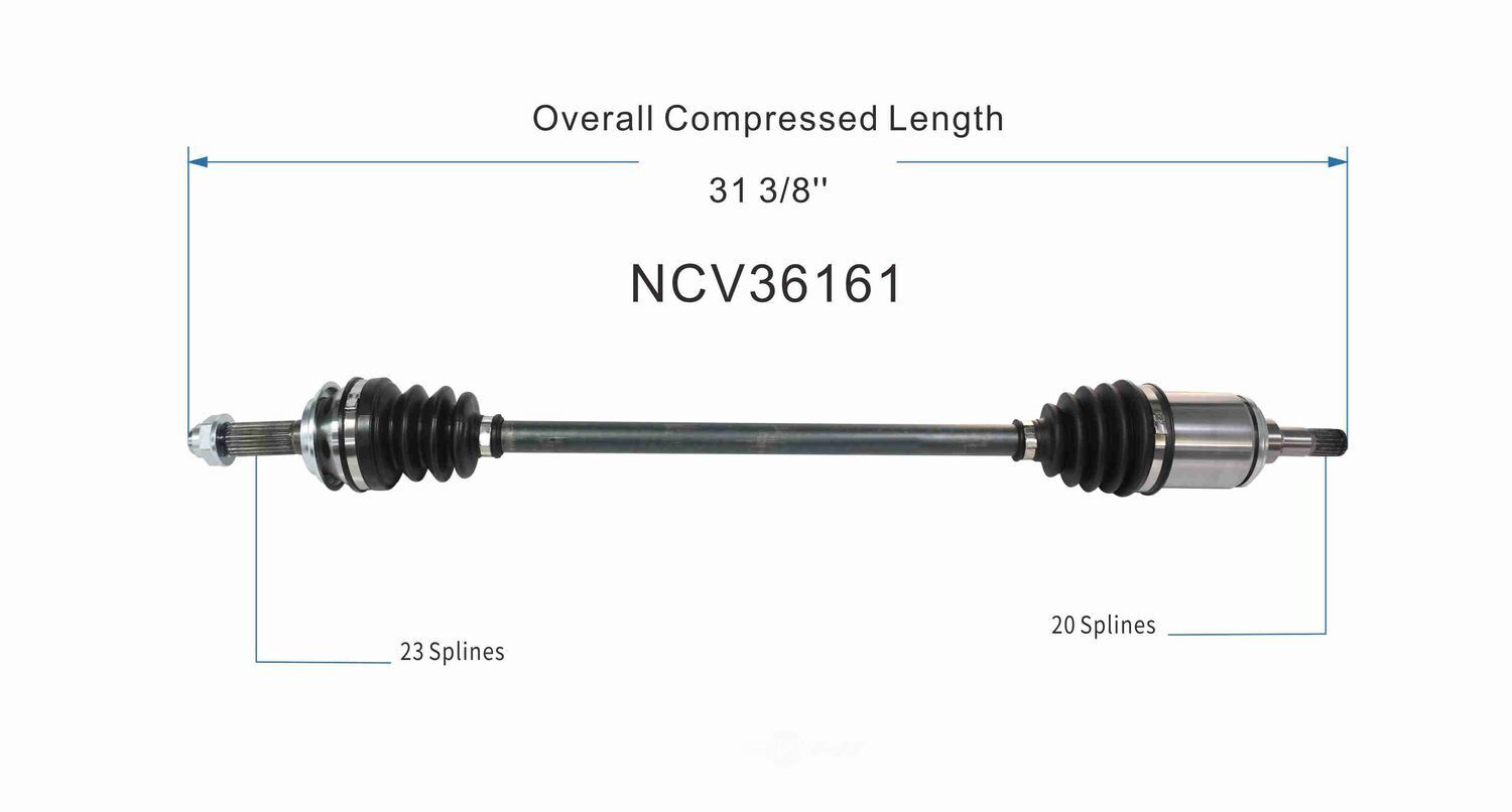 Left New CV Complete Assy   GSP North America   NCV36161