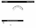 Rr Premium Brake Shoes  Centric Parts  111.05800