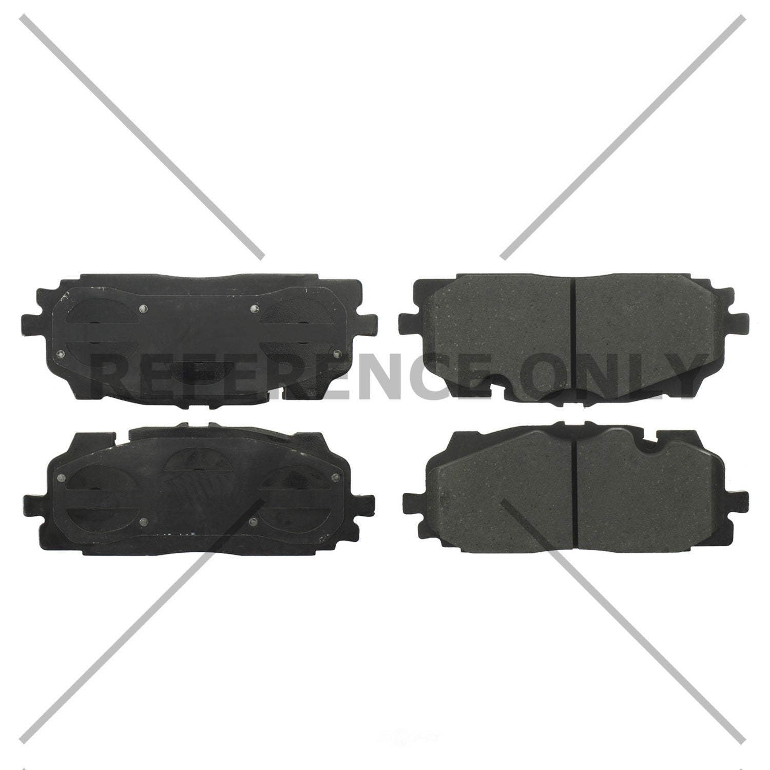 Frt Super Prem Ceramic Brake Pads  Centric Parts  105.18940
