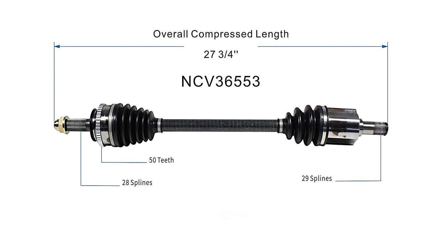 Left New CV Complete Assy   GSP North America   NCV36553