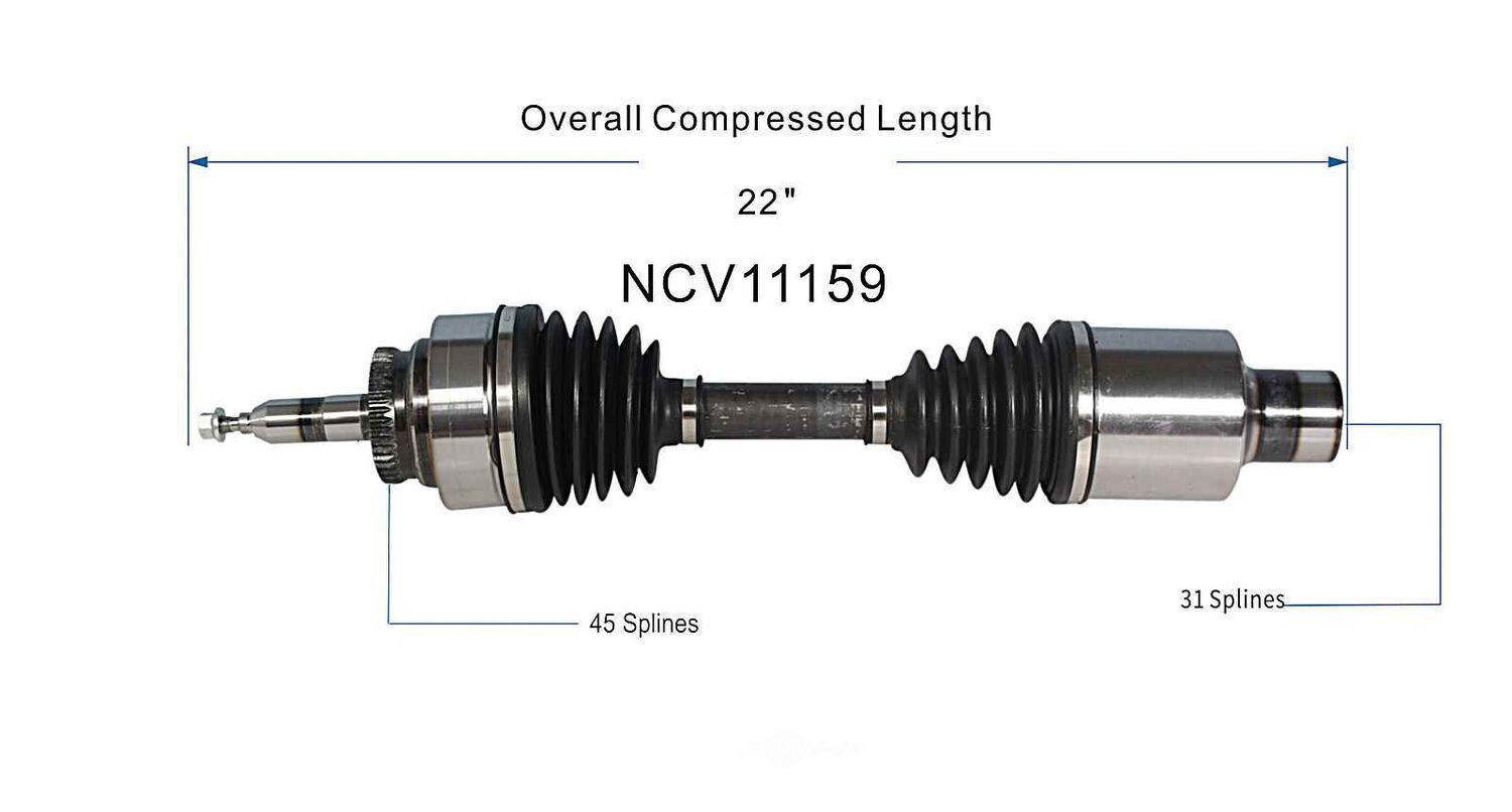 Right New CV Complete Assy   GSP North America   NCV11159