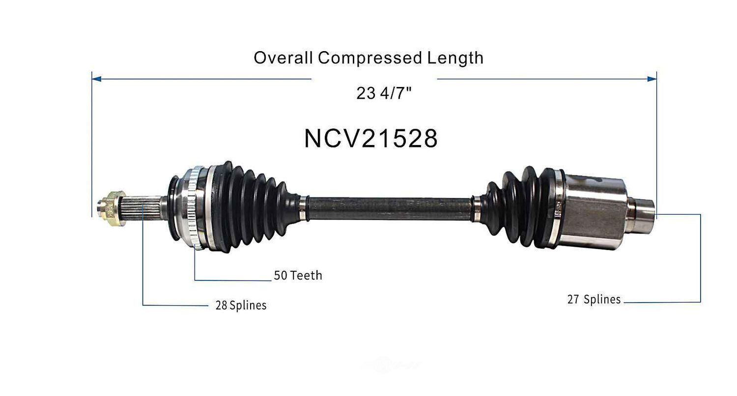 Right New CV Complete Assy   GSP North America   NCV21528