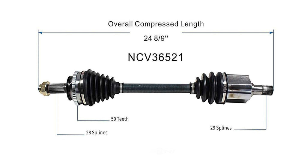 Left New CV Complete Assy   GSP North America   NCV36521