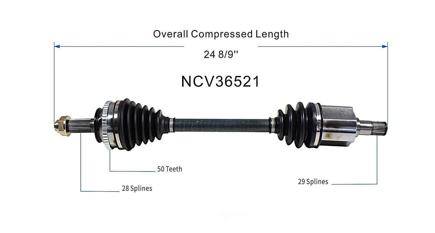 Left New CV Complete Assy   GSP North America   NCV36521
