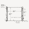 Radiator  TYC  13613