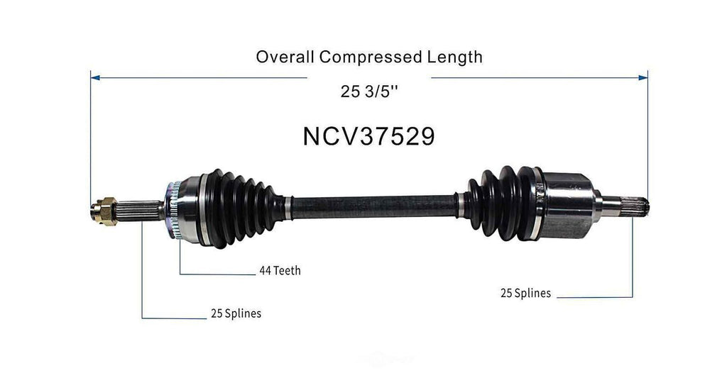 Left New CV Complete Assy   GSP North America   NCV37529