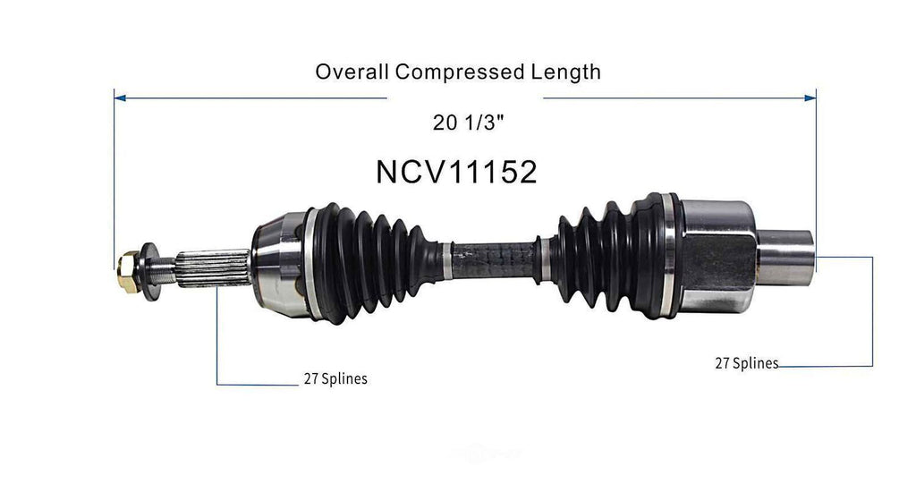 Right New CV Complete Assy   GSP North America   NCV11152