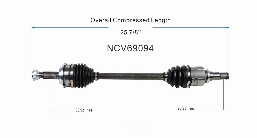 Left New CV Complete Assy   GSP North America   NCV69094