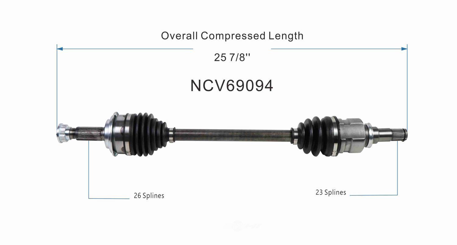 Left New CV Complete Assy   GSP North America   NCV69094