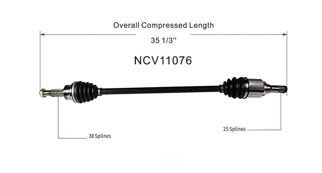 Right New CV Complete Assy   GSP North America   NCV11076