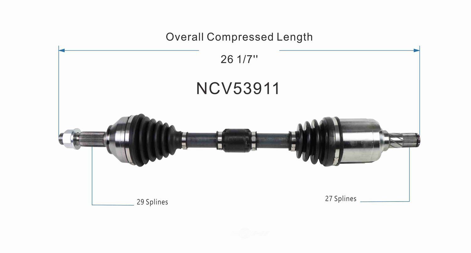 Left New CV Complete Assy   GSP North America   NCV53911