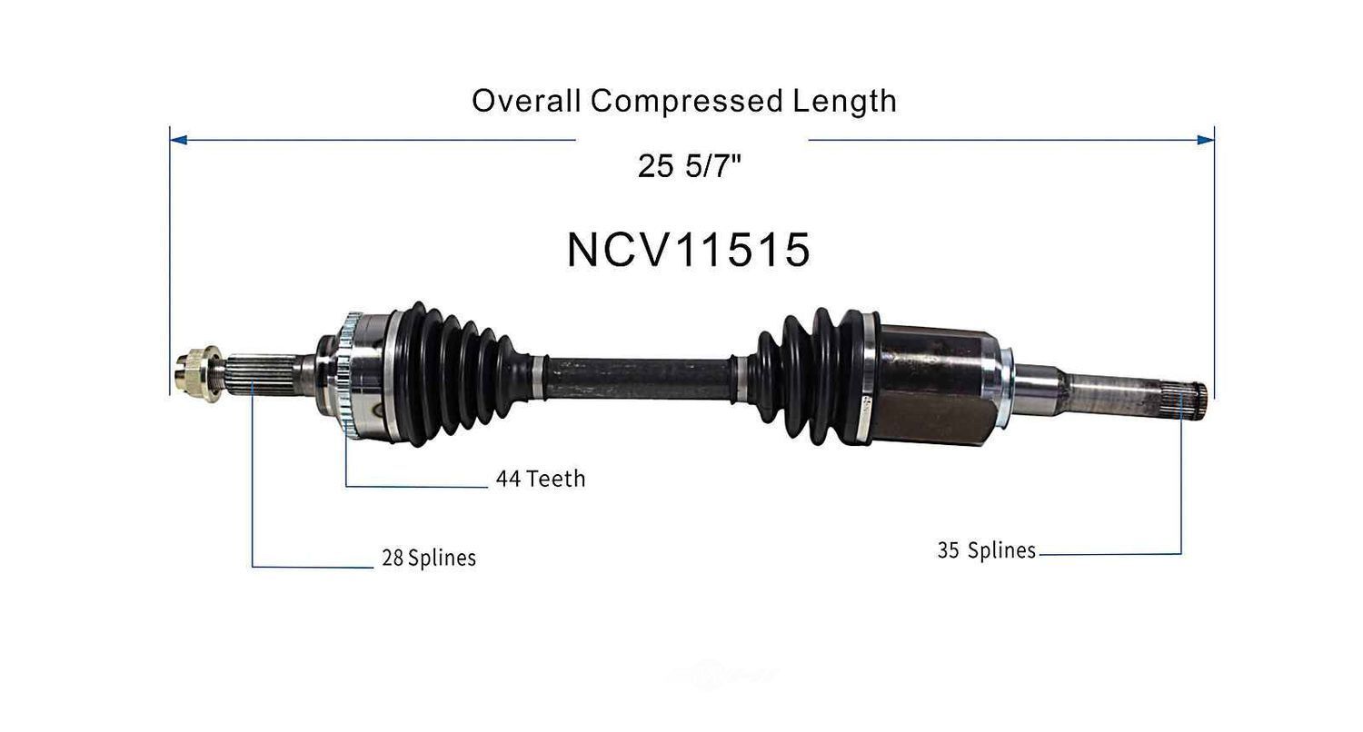 Left New CV Complete Assy   GSP North America   NCV11515
