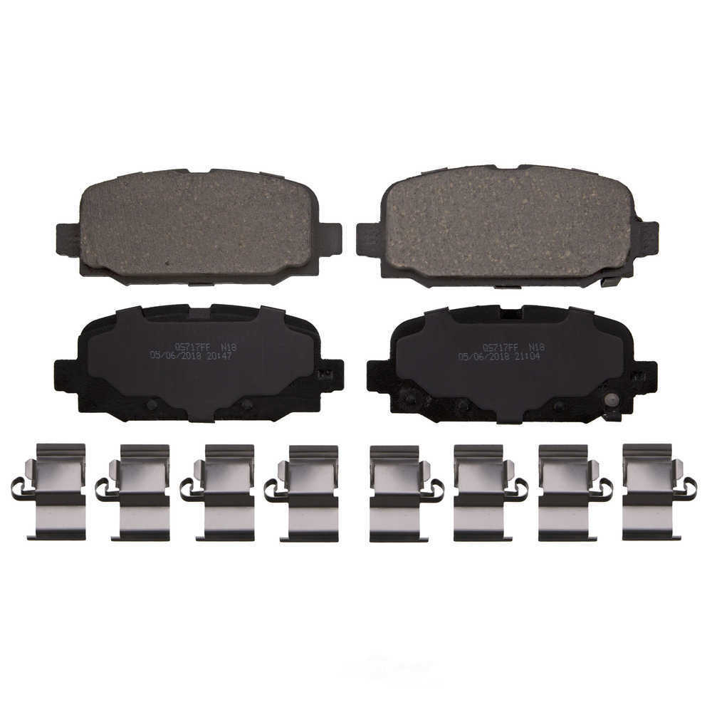 Rr Ceramic Brake Pads  Wagner  ZD2081