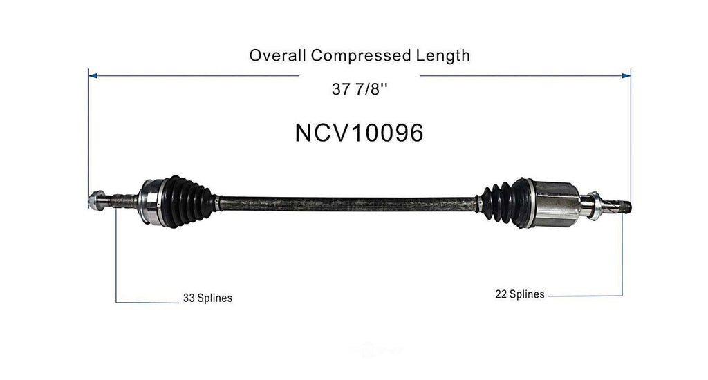 Right New CV Complete Assy   GSP North America   NCV10096