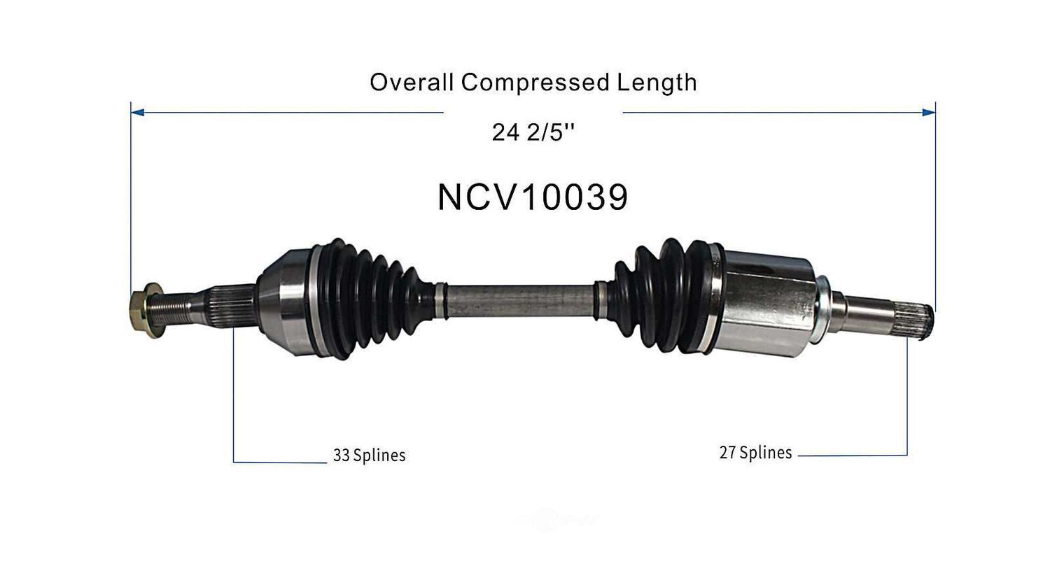 Left New CV Complete Assy   GSP North America   NCV10039