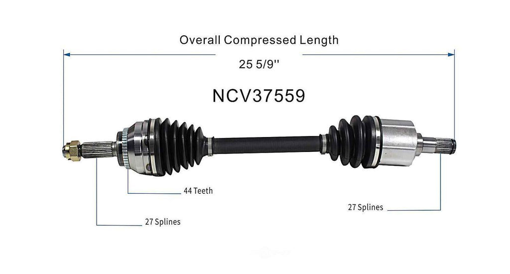 Left New CV Complete Assy   GSP North America   NCV37559