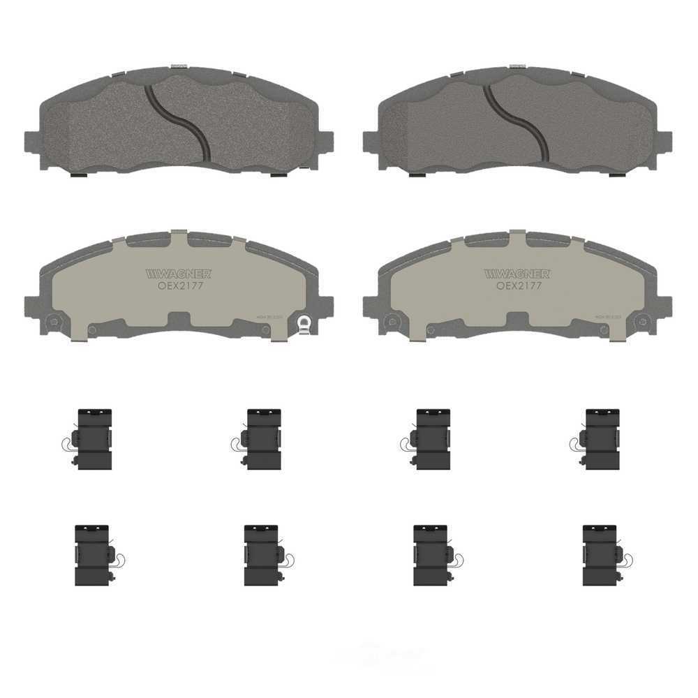 Frt Premium Ceramic Brake Pads  Wagner  OEX2177