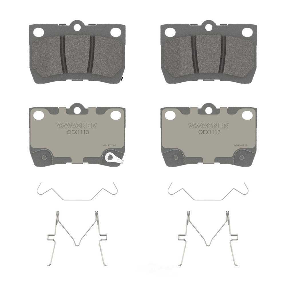 Rr Premium Ceramic Brake Pads  Wagner  OEX1113
