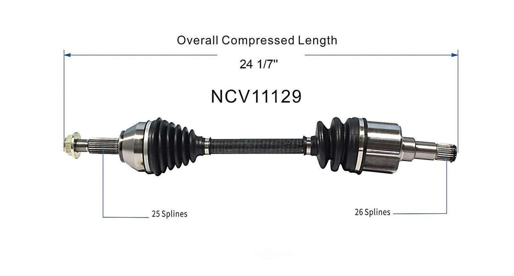 Left New CV Complete Assy   GSP North America   NCV11129