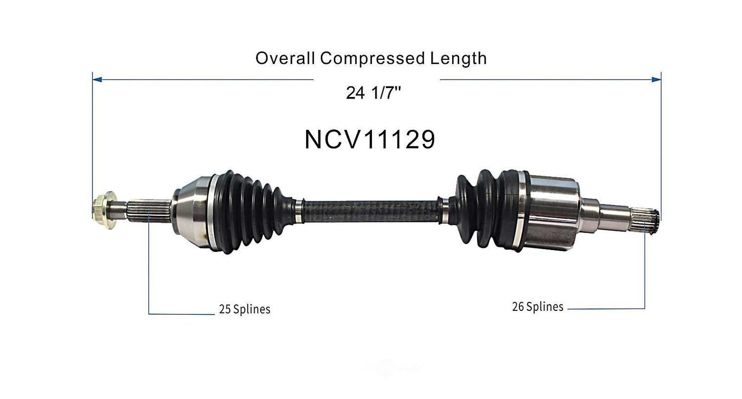 Left New CV Complete Assy   GSP North America   NCV11129