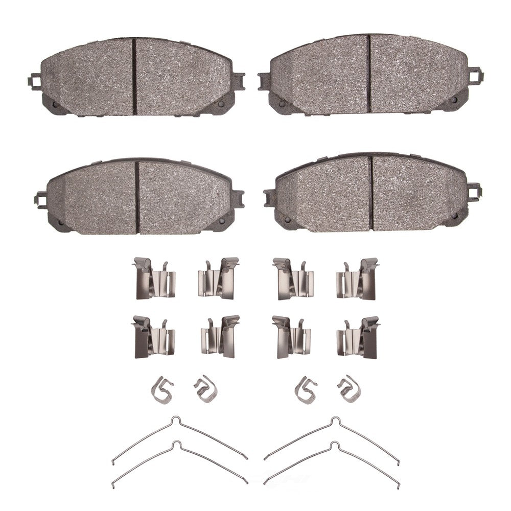 Frt Ceramic Brake Pads  DFC  1551-1843-01