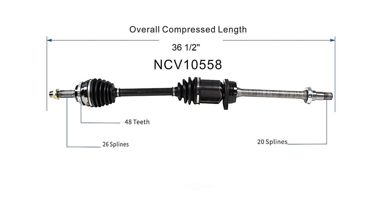 Right New CV Complete Assy   GSP North America   NCV10558