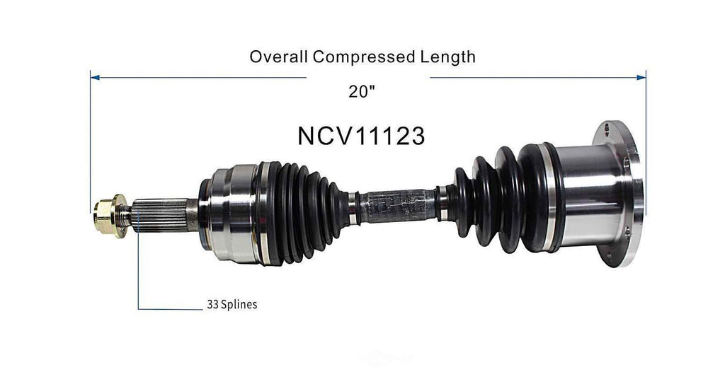 Axle Shaft Assy- CV Shaft   GSP North America   NCV11123