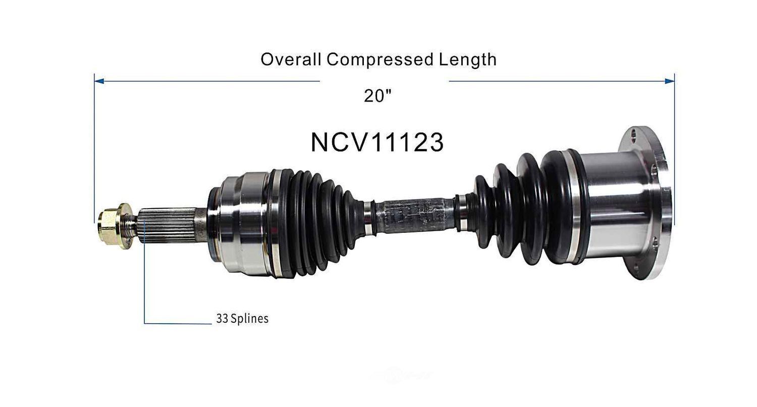 Axle Shaft Assy- CV Shaft   GSP North America   NCV11123
