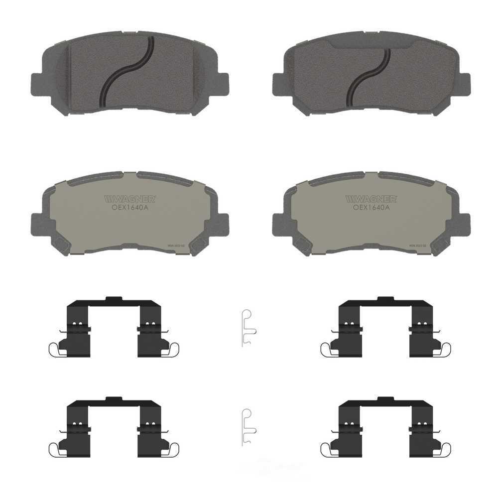 Frt Premium Ceramic Brake Pads  Wagner  OEX1640A