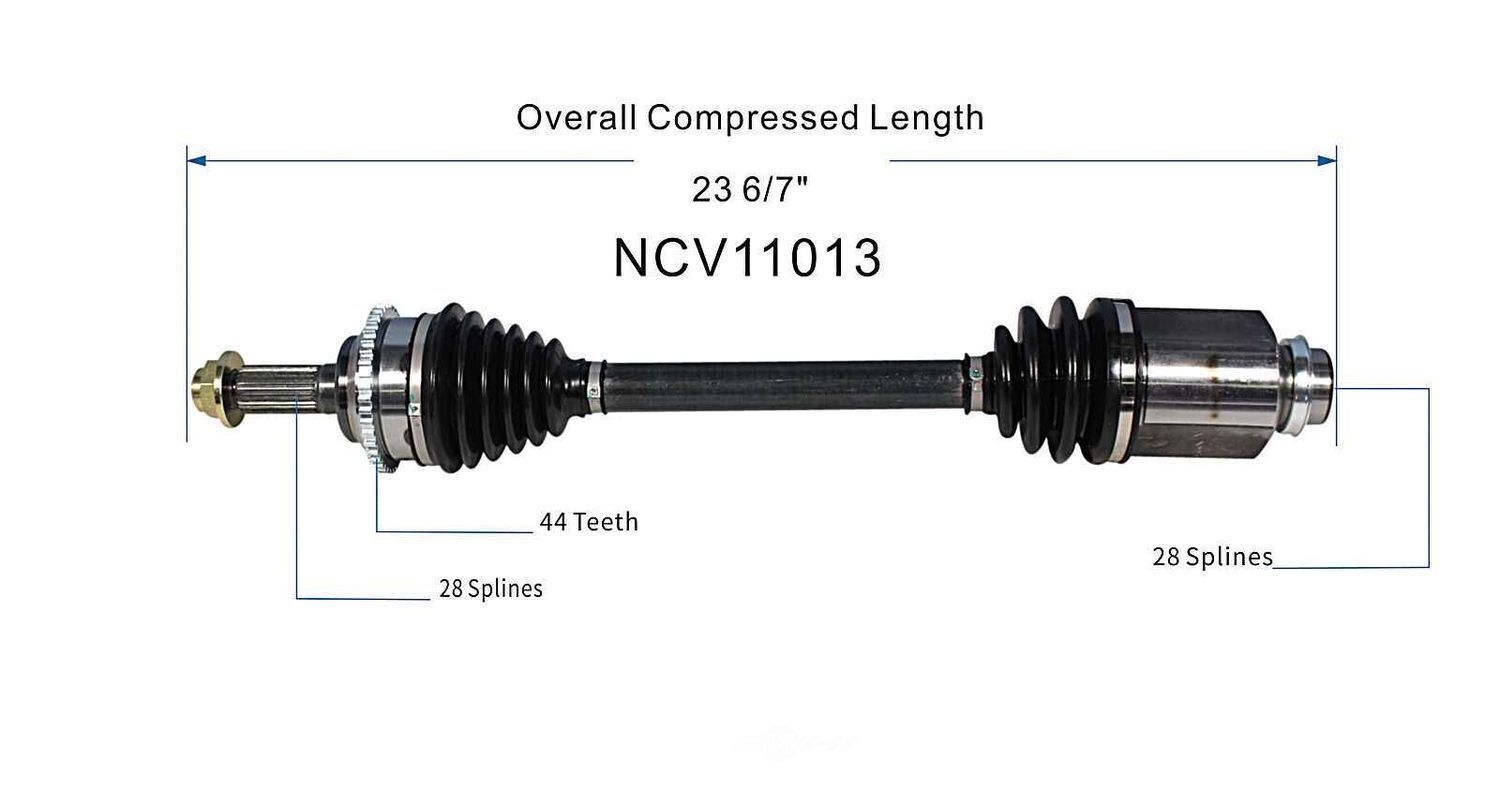 Right New CV Complete Assy   GSP North America   NCV11013