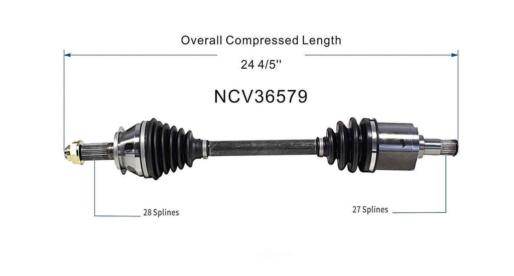 Left New CV Complete Assy   GSP North America   NCV36579