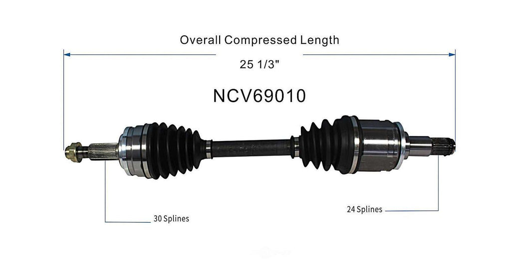 Left New CV Complete Assy   GSP North America   NCV69010