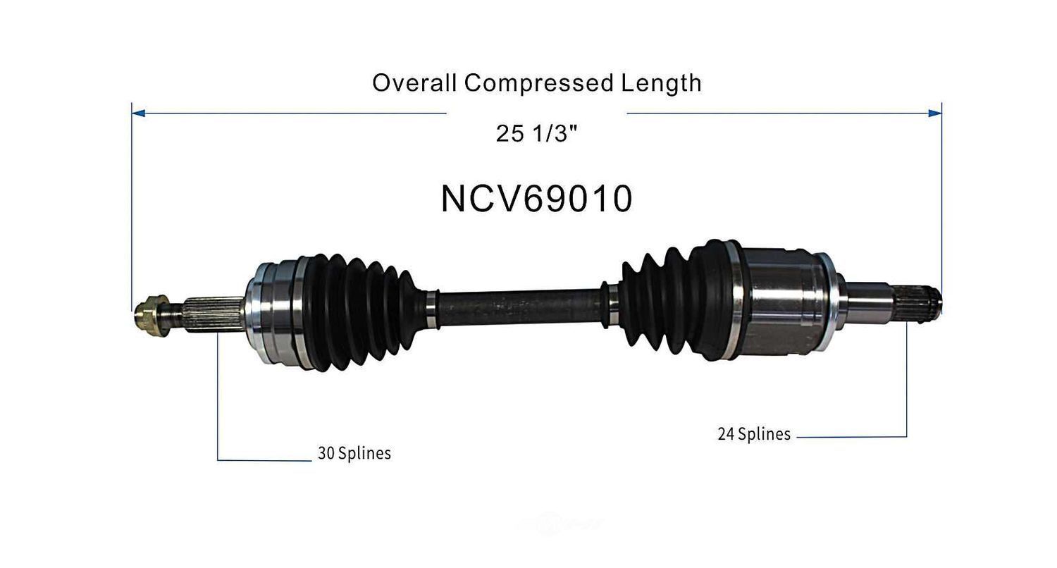 Left New CV Complete Assy   GSP North America   NCV69010