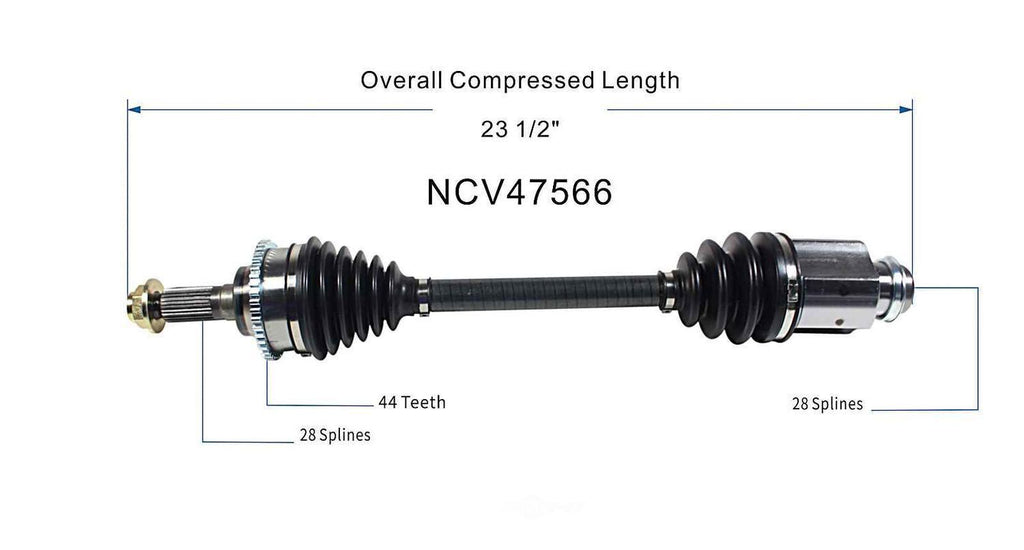 Right New CV Complete Assy   GSP North America   NCV47566