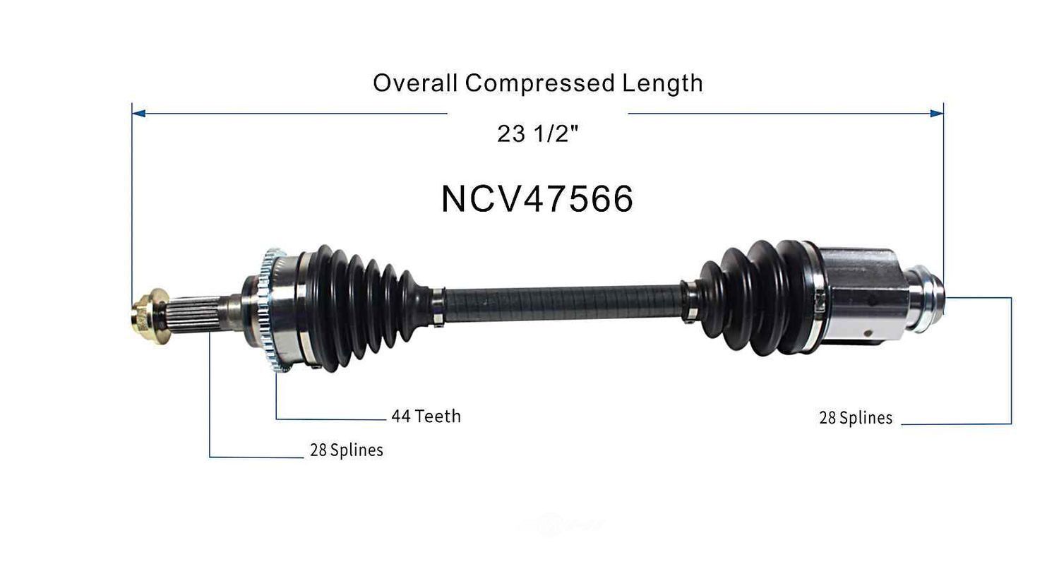 Right New CV Complete Assy   GSP North America   NCV47566