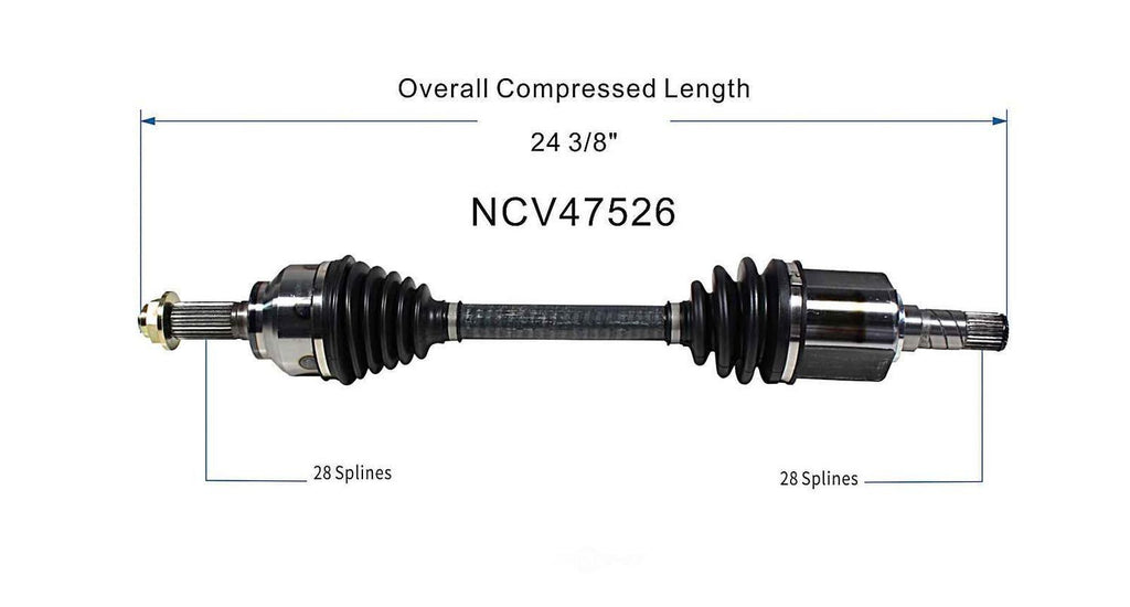 Left New CV Complete Assy   GSP North America   NCV47526