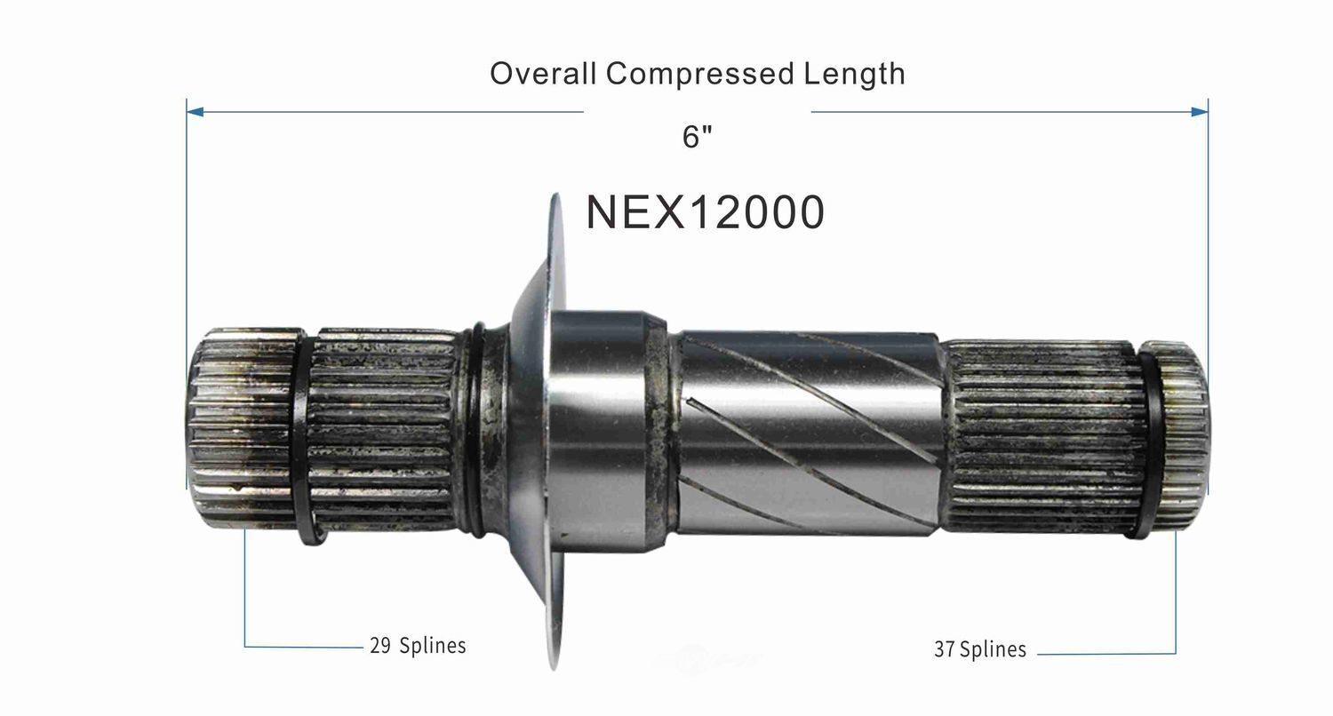 CV Intermediate Shaft   GSP North America   NEX12000
