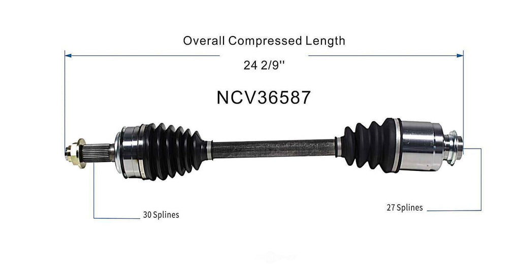 Right New CV Complete Assy   GSP North America   NCV36587