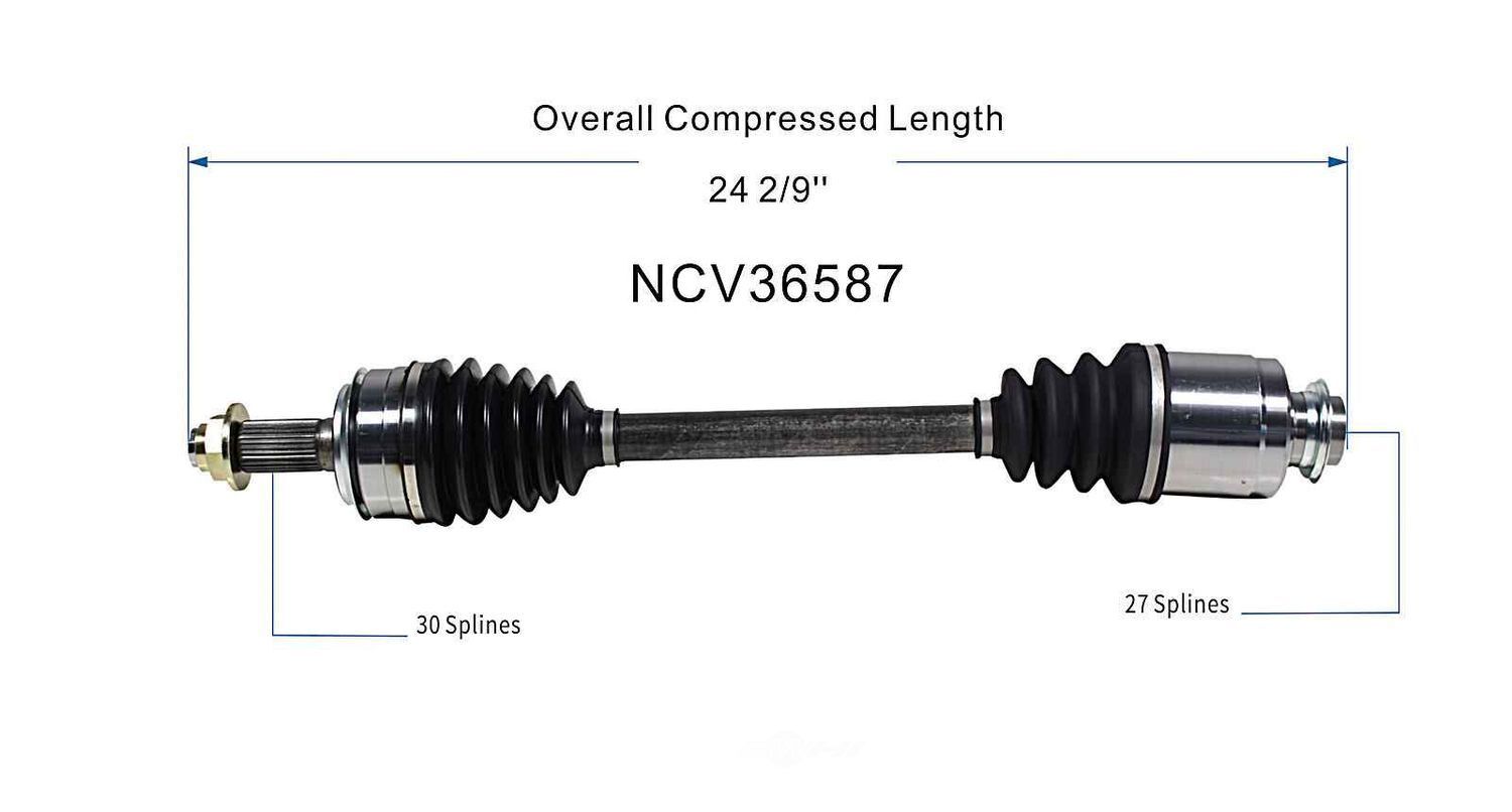 Right New CV Complete Assy   GSP North America   NCV36587