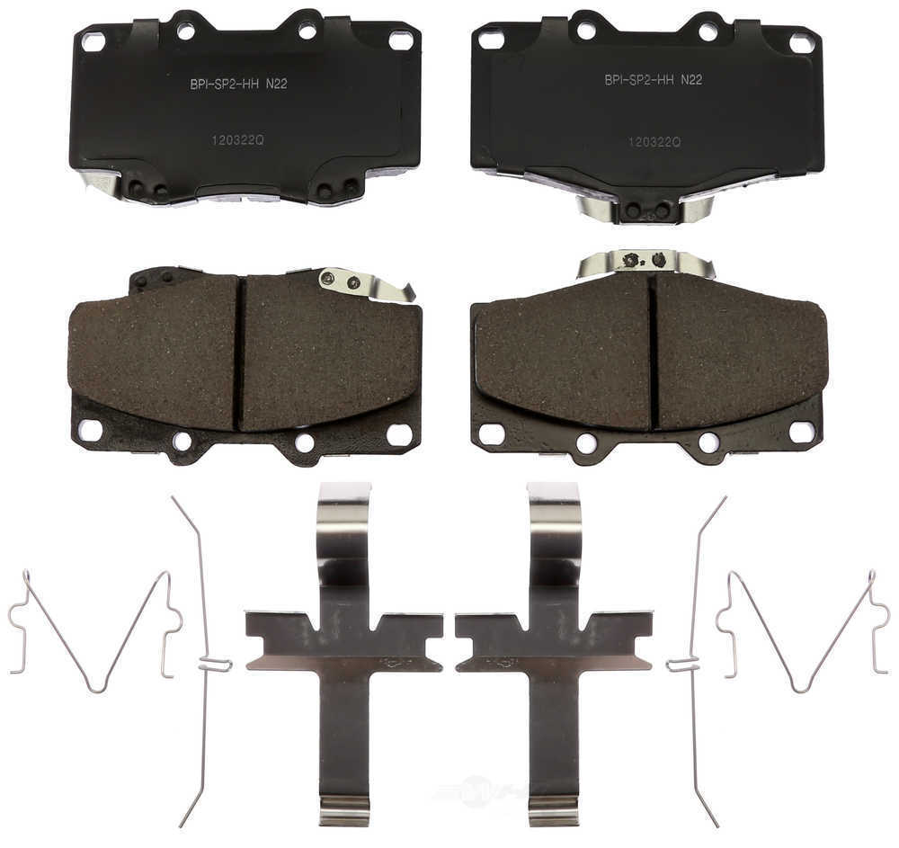 Frt Premium Ceramic Brake Pads  Raybestos  SP436ATRH