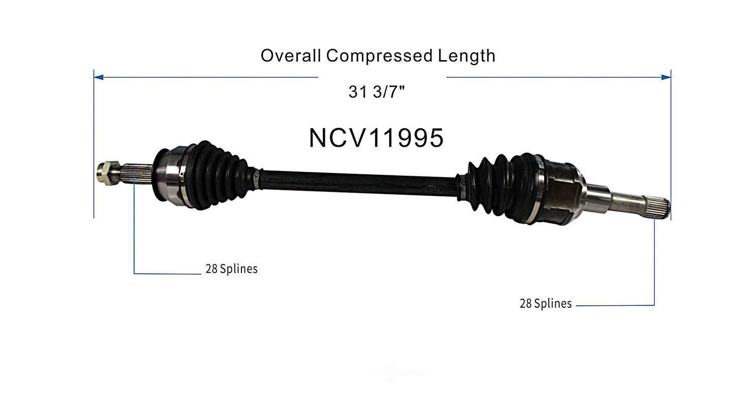 Axle Shaft Assy- CV Shaft   GSP North America   NCV11995